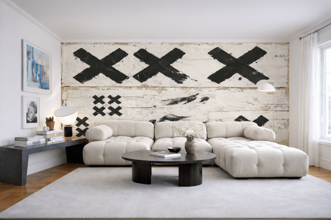 X Marked Canvas