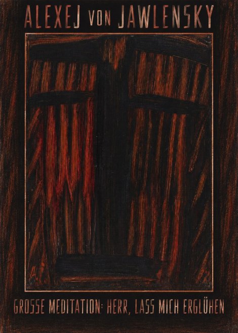 Alexej von Jawlensky Grosse Meditation: Herr, Lass Mich Erglühen No1 - Poster