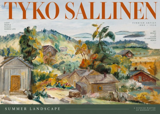 Tyko Sallinen Summer Landscape No2 - Poster