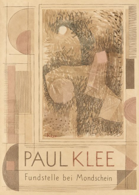 Paul Klee Fundstelle Bei Mondschein No6 - Poster