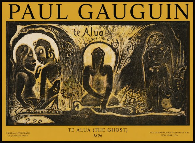 Paul Gauguin Te Alua (the Ghost) No1 - Poster