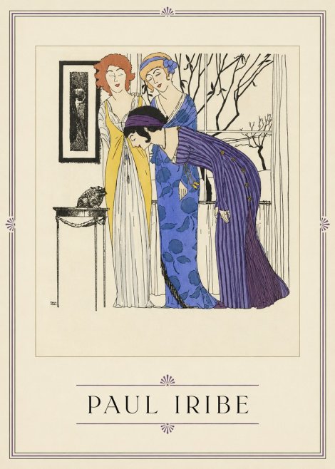 Paul Iribe Three Women and a Frog No1 - Poster