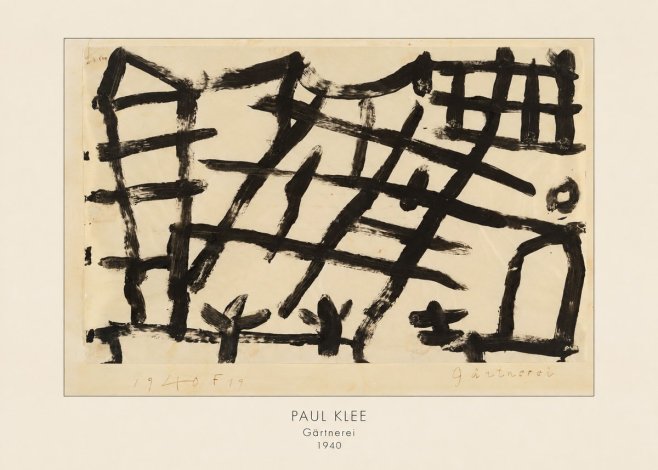 Paul Klee Gärtnerei No4 - Poster