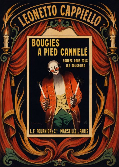 Leonetto Cappiello Bougies a Pied Cannelé No6 - Poster