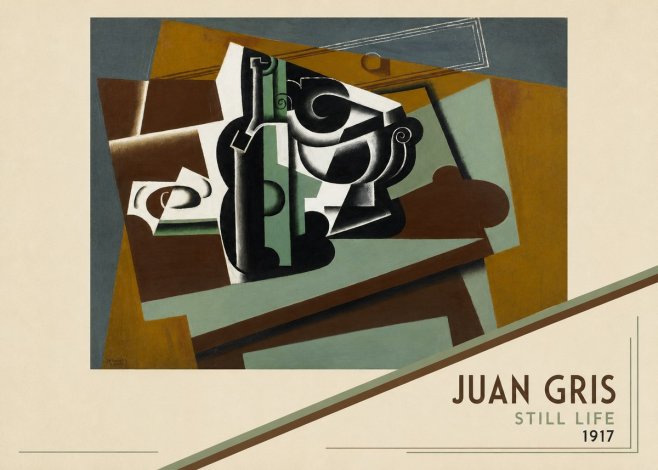 Juan Gris Still Life I No3 - Poster