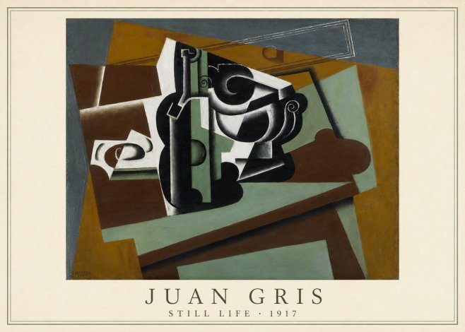 Juan Gris Still Life I No4 - Poster