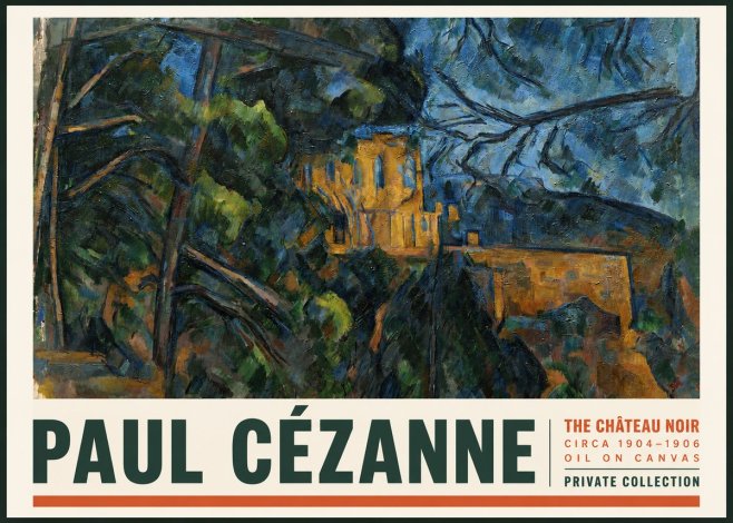 Paul Cézanne The Château Noir No2 - Poster