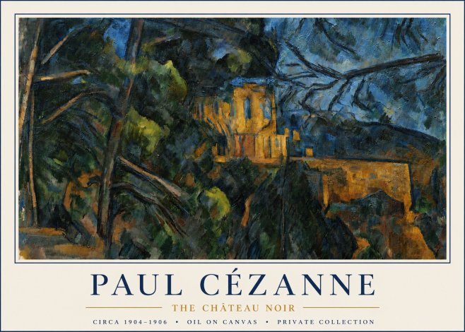 Paul Cézanne The Château Noir No4 - Poster