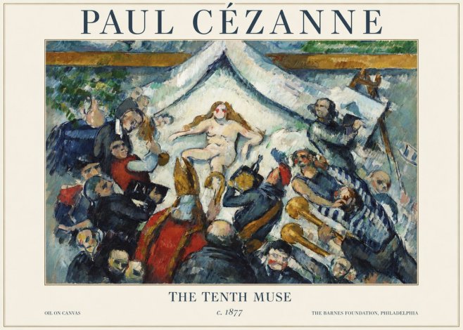 Paul Cézanne The Tenth Muse No1 - Poster