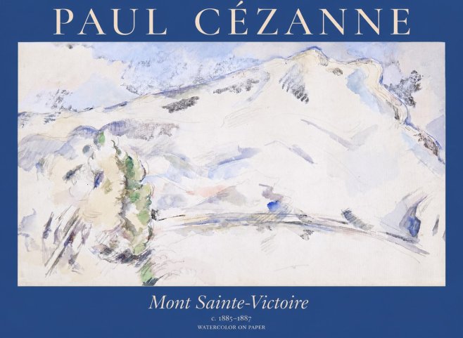 Paul Cézanne Mont Sainte-victoire No1 - Poster