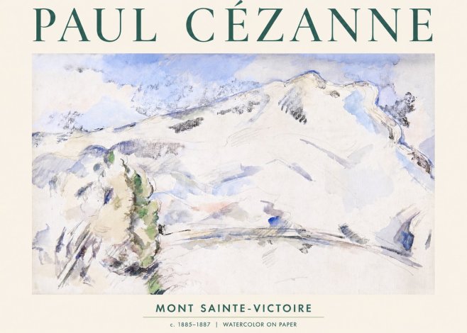 Paul Cézanne Mont Sainte-victoire No2 - Poster