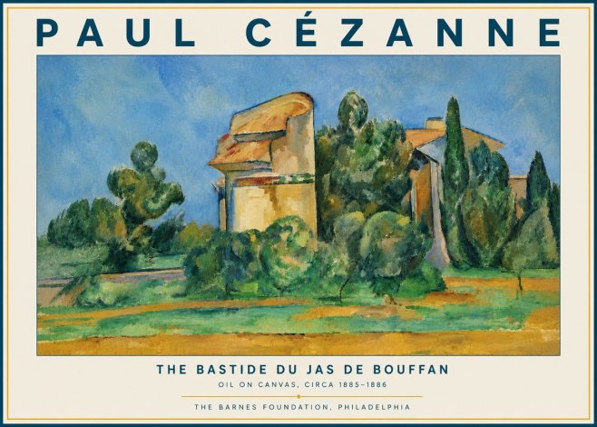Paul Cézanne The Bastide Du Jas De Bouffan No5 - Poster