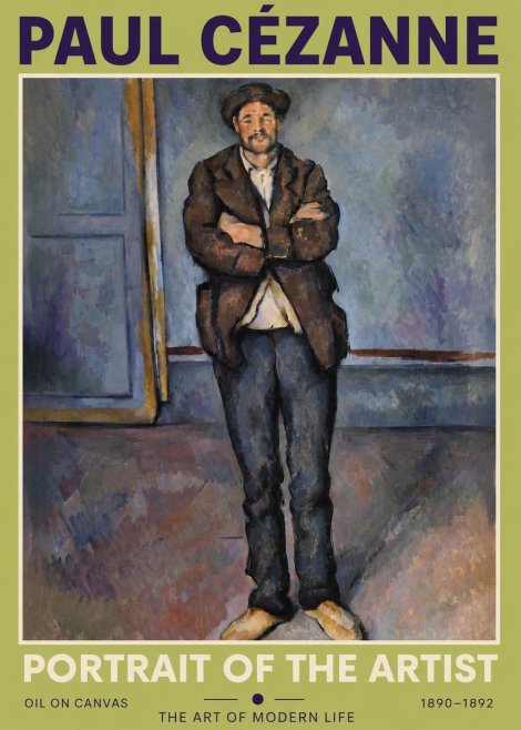 Paul Cézanne Portrait of the Artist II No3 - Poster