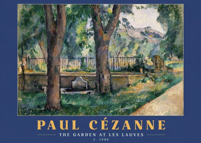 Paul Cézanne The Garden at Les Lauves No2 - Poster