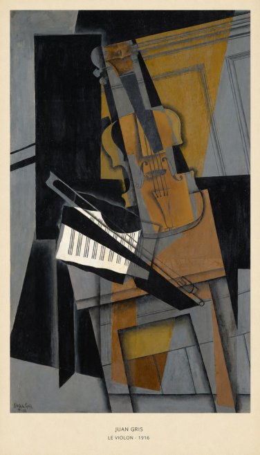 Juan Gris Le Violon No5 - Poster
