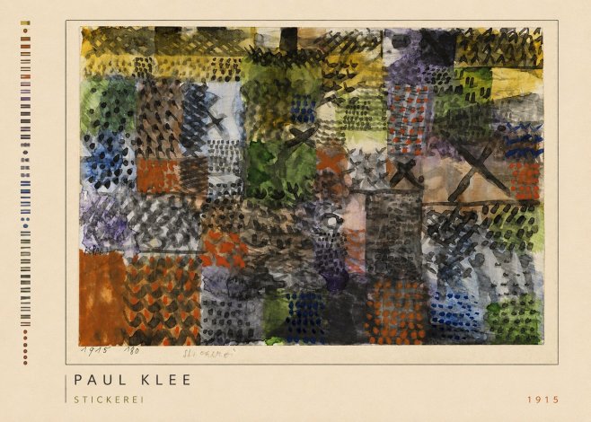 Paul Klee Stickerei No2 - Poster