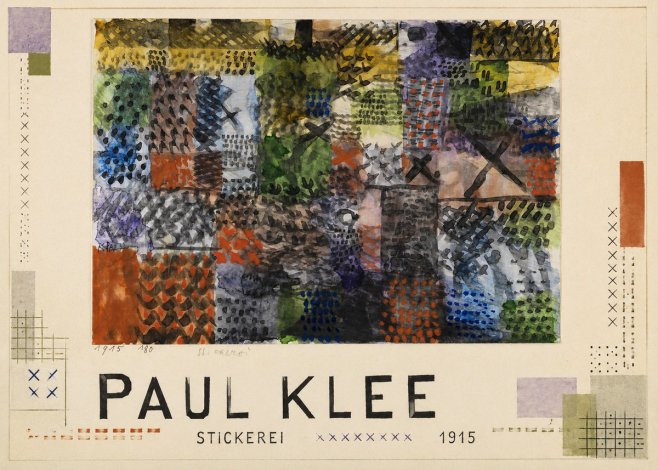 Paul Klee Stickerei No3 - Poster