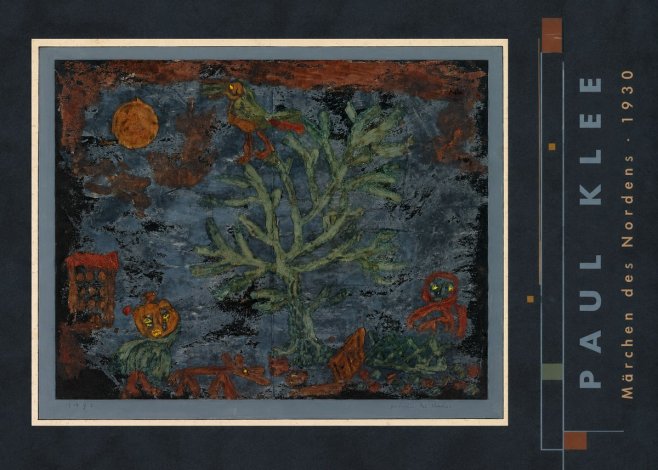 Paul Klee Märchen Des Nordens No3 - Poster