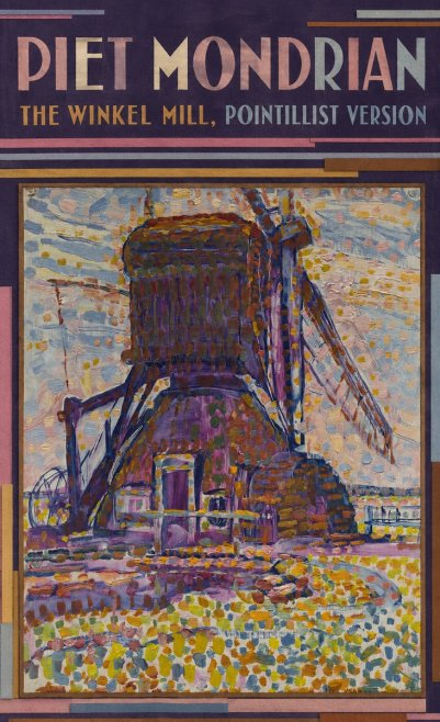 Piet Mondrian The Winkel Mill, Pointillist Version No6 - Poster