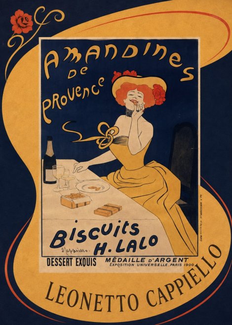 Leonetto Cappiello Amandines De Provence Biscuits H. Lalo I No4 - Poster