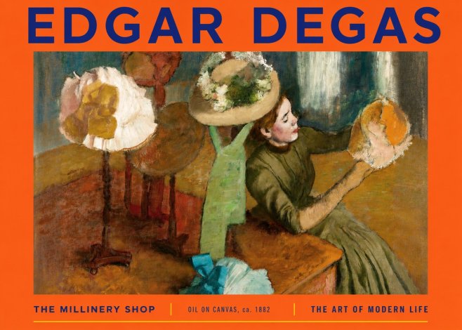 Edgar Degas The Millinery Shop, Ca. 1882 No2 - Poster