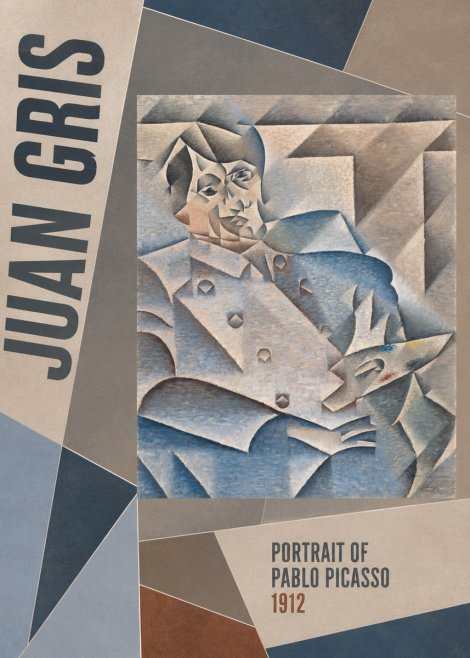 Juan Gris Portrait of Pablo Picasso No2 - Poster