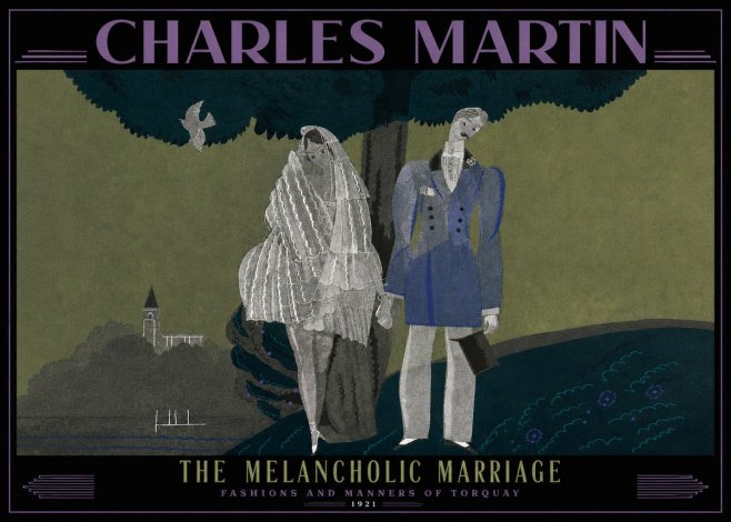 Charles Martin The Melancholic Marriage No2 - Poster
