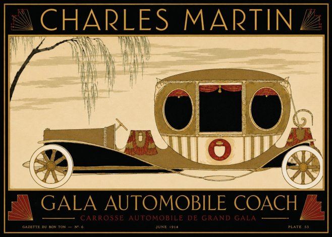 Charles Martin Gala Automobile Coach No5 - Poster