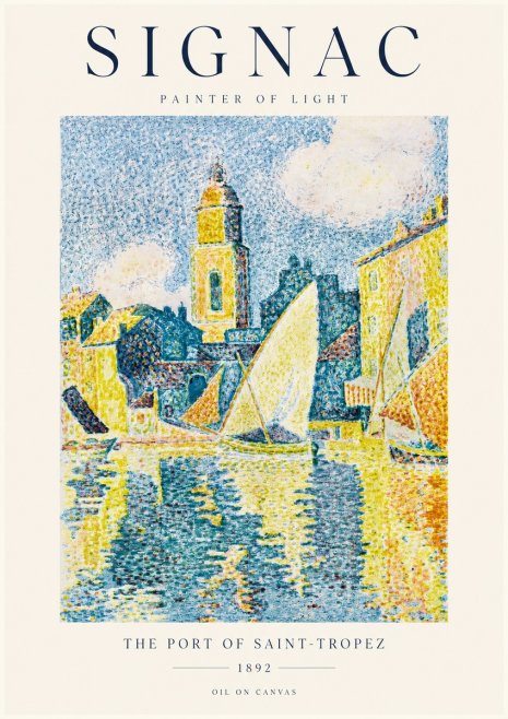 Signac The Port of Saint-tropez No1 - Poster