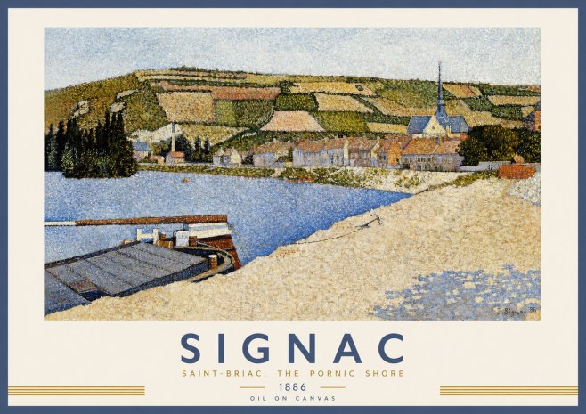 Signac Saint-briac, the Pornic Shore No2 - Poster