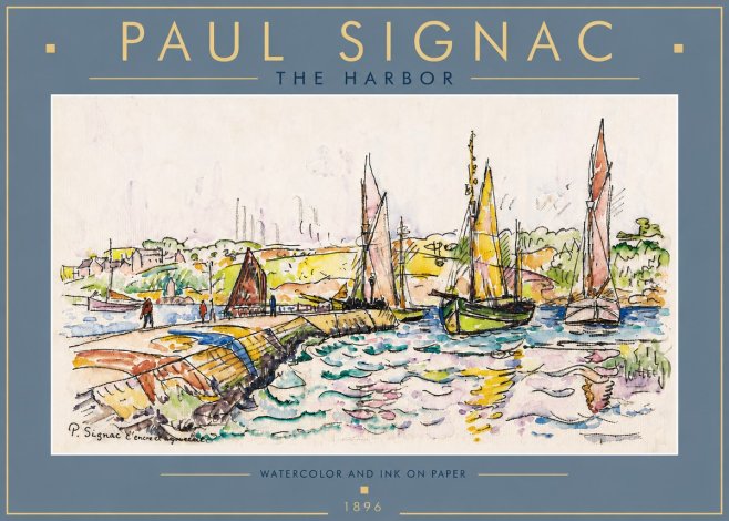 Signac The Harbor I No6 - Poster