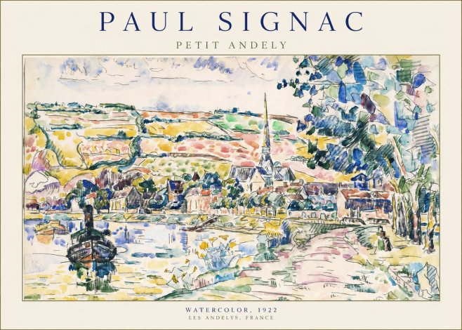 Signac Petit Andely No2 - Poster