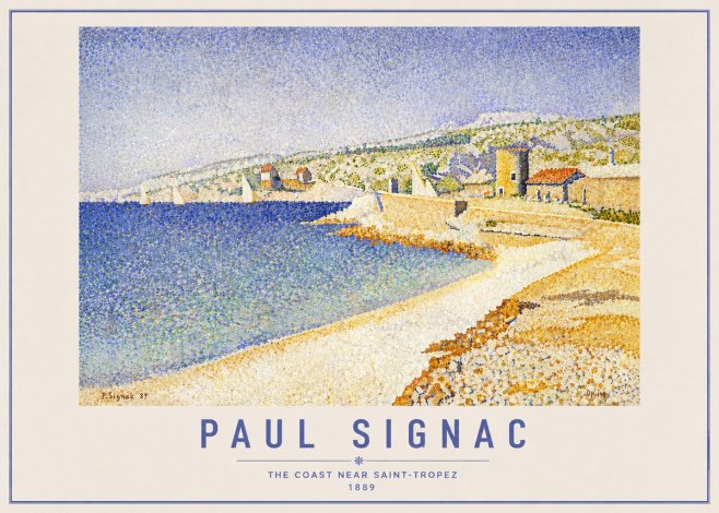 Signac The Coast Near Saint-tropez No6 - Poster