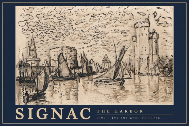 Signac The Harbor II No3 - Poster