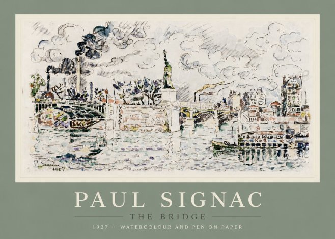 Signac The Bridge II No5 - Poster