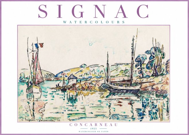 Signac Concarneau No4 - Poster