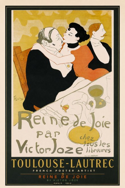 Toulouse-Lautrec Reine De Joie I No2 - Poster