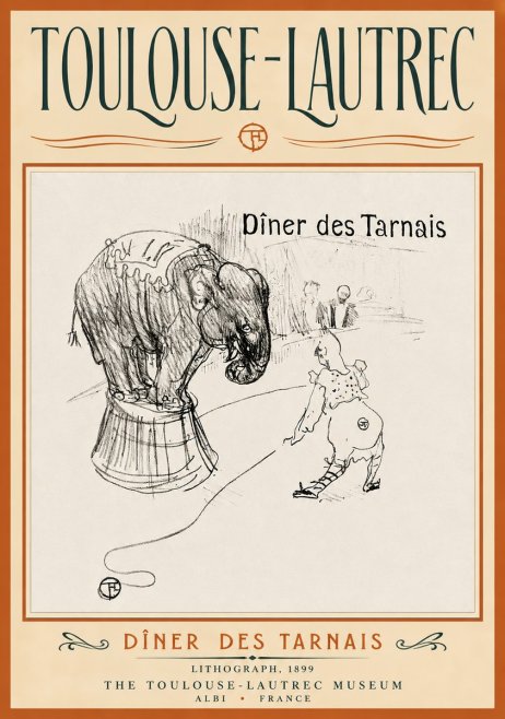 Toulouse-Lautrec Dîner Des Tarnais No4 - Poster