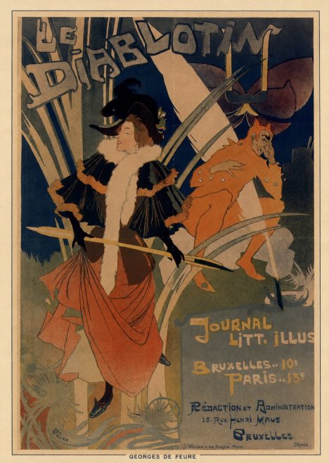 Georges de Feure Le Diablotin I No6 - Poster