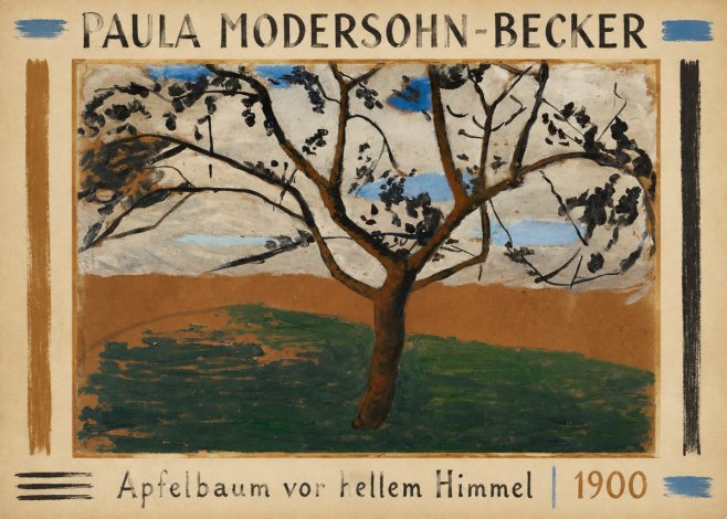 Paula Modersohn-Becker Apfelbaum Vor Hellem Himmel No1 - Poster