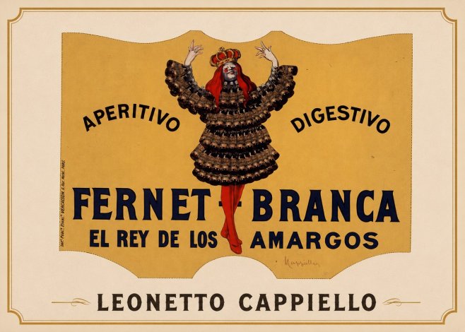 Leonetto Cappiello Fernet Branca No1 - Poster