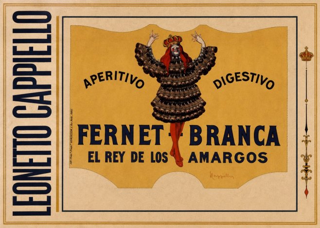Leonetto Cappiello Fernet Branca No3 - Poster