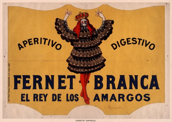 Leonetto Cappiello Fernet Branca No6 - Poster