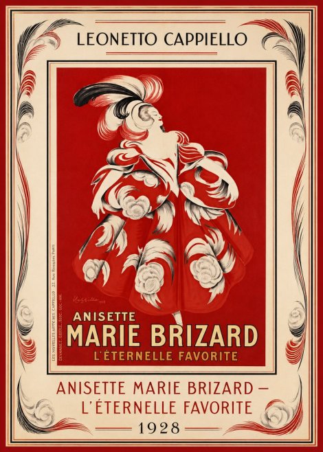 Leonetto Cappiello Ansette Marie Brizard - L'éternelle Favorite No1 - Poster