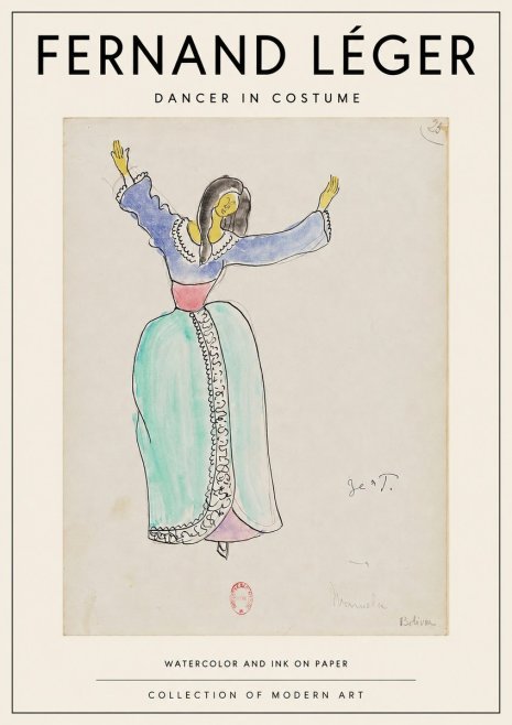 Fernand Léger Manuela Bolívar I No3 - Poster