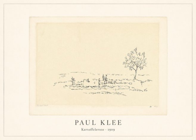 Paul Klee Kartoffelernte · 1909 No4 - Poster