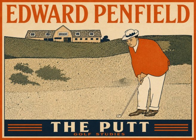 Edward Penfield The Putt No4 - Poster