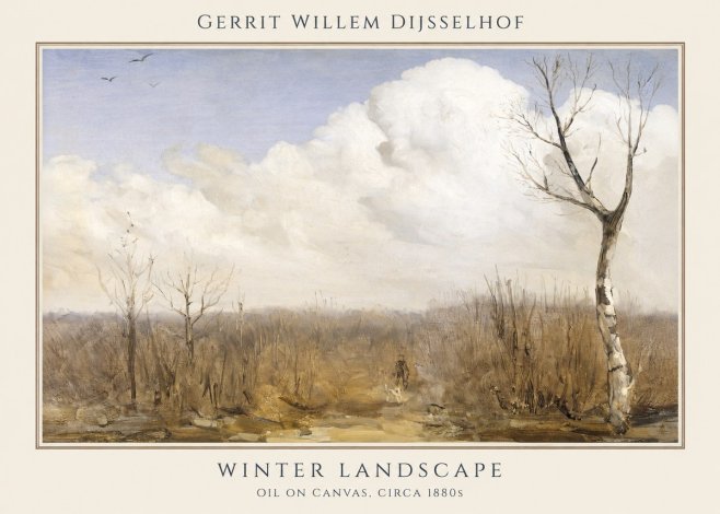 Gerrit Willem Dijsselhof Winter Landscape No1 - Poster