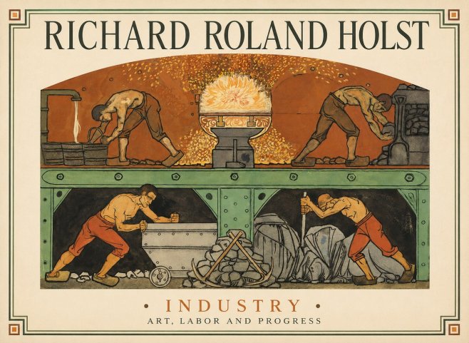 Richard Roland Holst Industry No1 - Poster