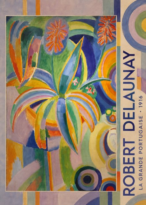Robert Delaunay La Grande Portugaise I No2 - Poster